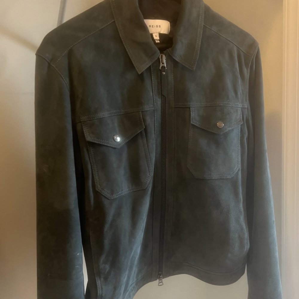 Reiss Pike Suede Jacket